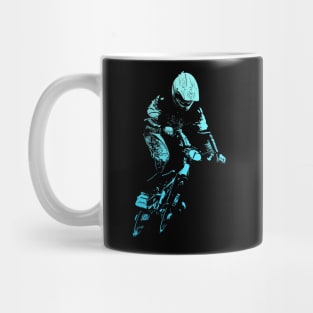 bmx blue Mug